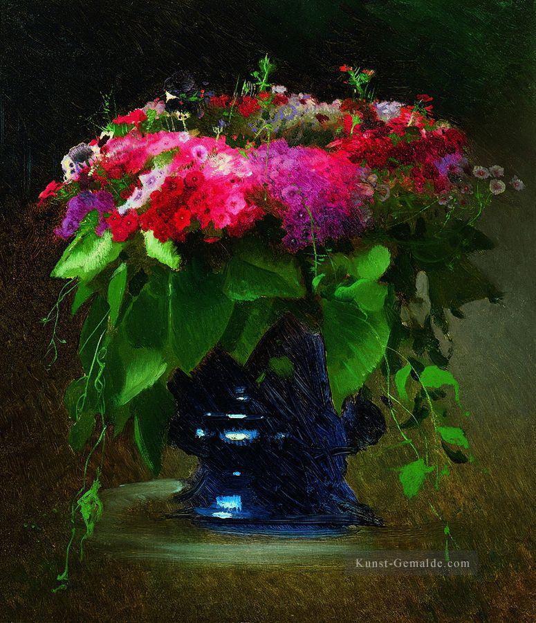 Blumenstrauß 1884 Ivan Kramskoi klassisch Ölgemälde